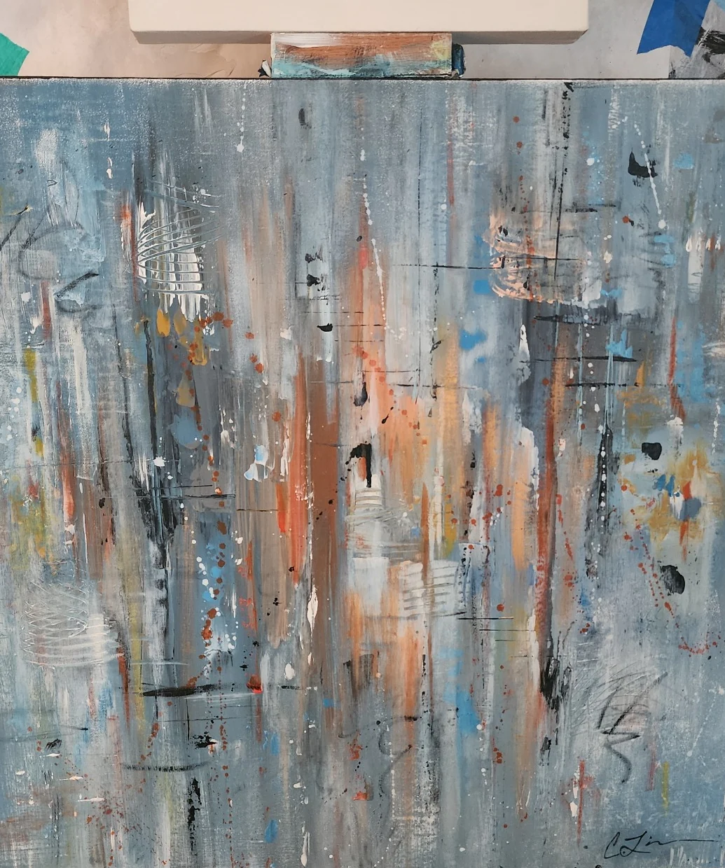 Photograph of a painting shared from Cindy’s collection